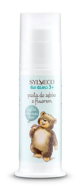 Pasta do Zębów dla Dzieci 3+ z Fluorem Słodka Mięta