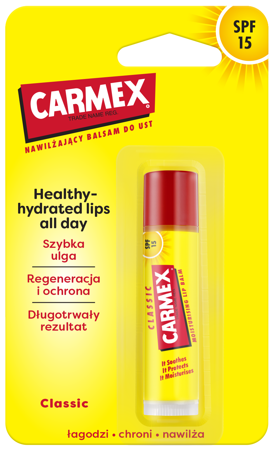 Nawilżający Balsam do Ust Classic w Sztyfcie