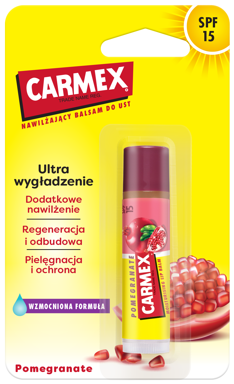Nawilżający Balsam do Ust Classic w Sztyfcie Pomegranate