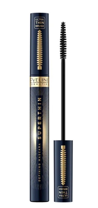 Eveline Superthin Defining Tusz do Rzęs z Precyzyjną Szczoteczką Black
