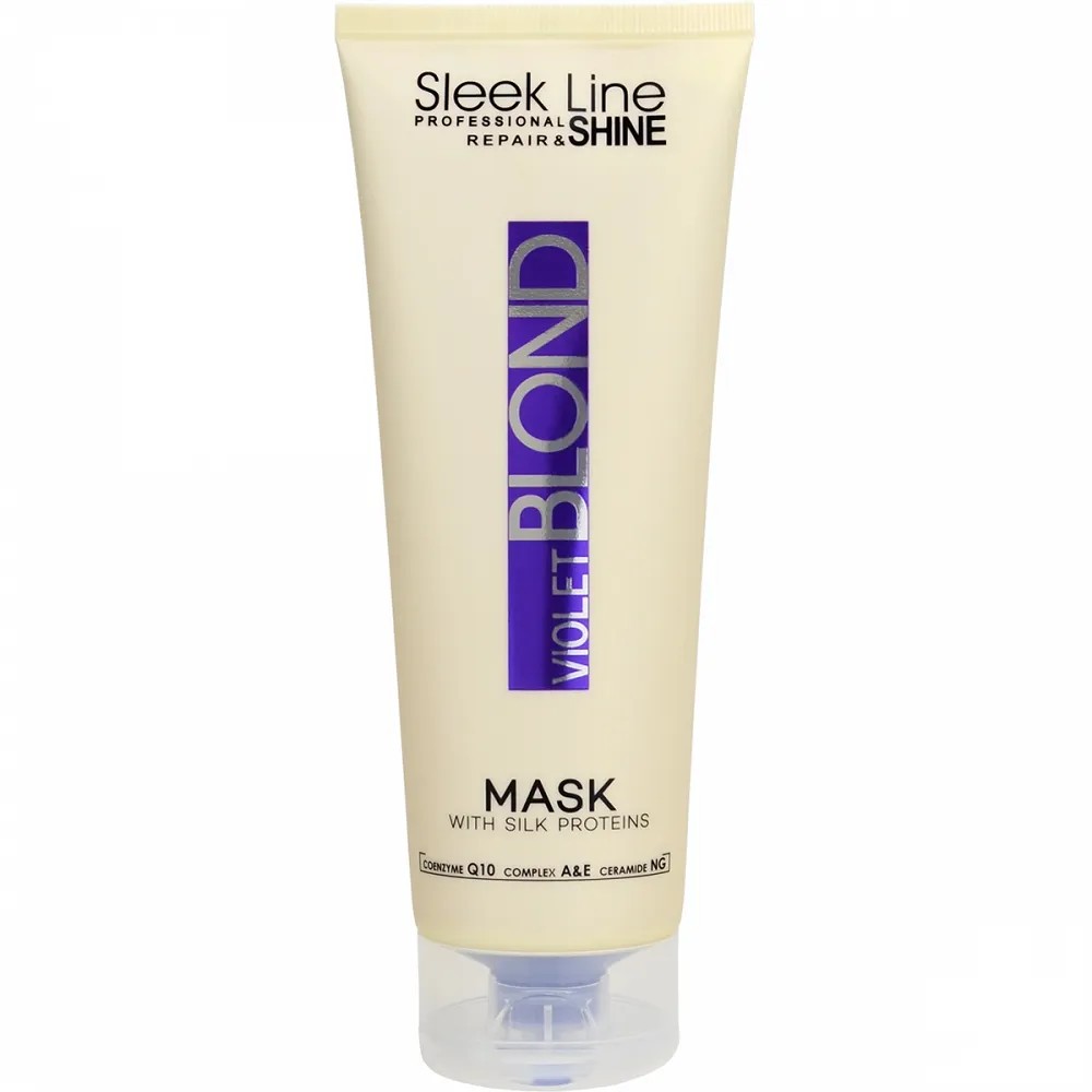 Sleek Line Violet Blond Neutralizująca Maska do Włosów
