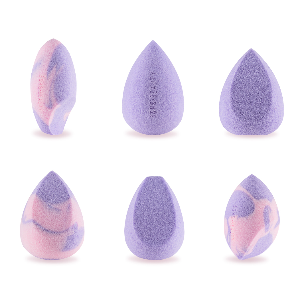 Zestaw Gąbek do Makijażu Lilac Rose