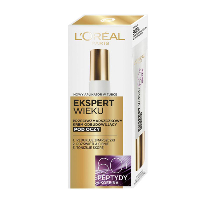 L'Oréal Paris Ekspert Wieku Przeciwzmarszczkowy krem odbudowujący pod oczy 60+