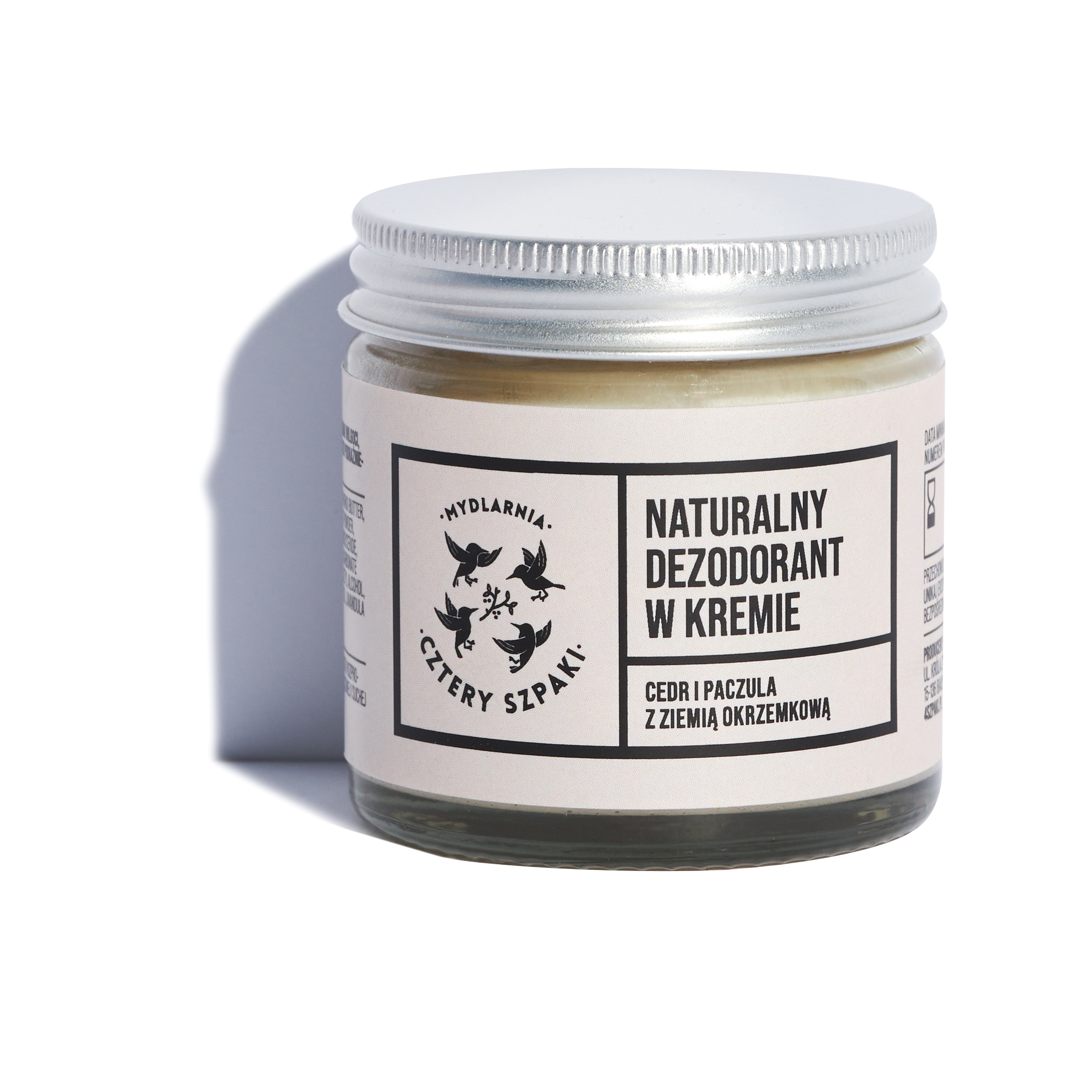 Naturalny Dezodorant w Kremie Cedr i Paczula