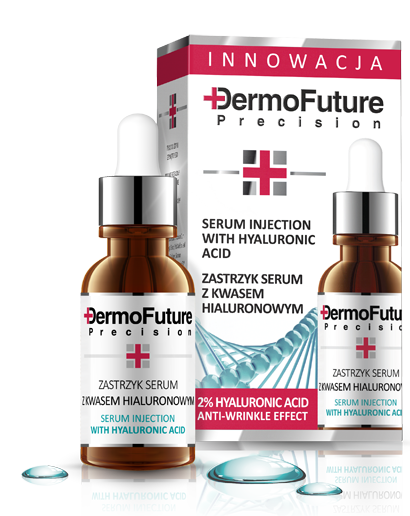 Zastrzyk serum z kwasem hialuronowym