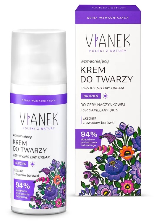 Wzmacniający krem do twarzy na dzień