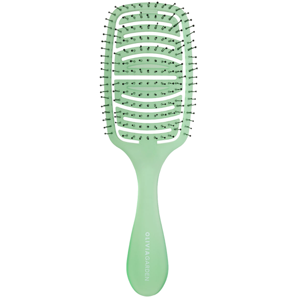 Szczotka do Włosów Finger Brush Pride Green