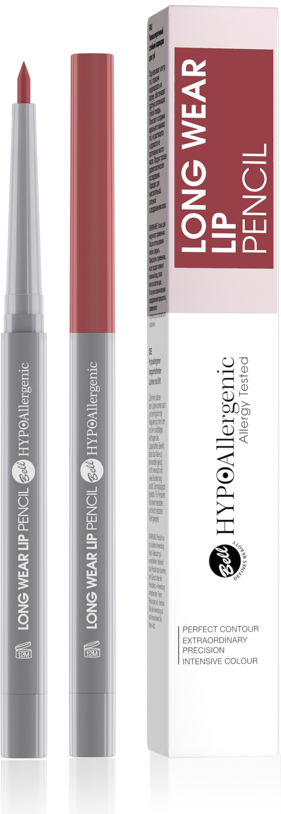 HYPOAllergenic Long Wear Lip Pencil Konturówka do Ust 04