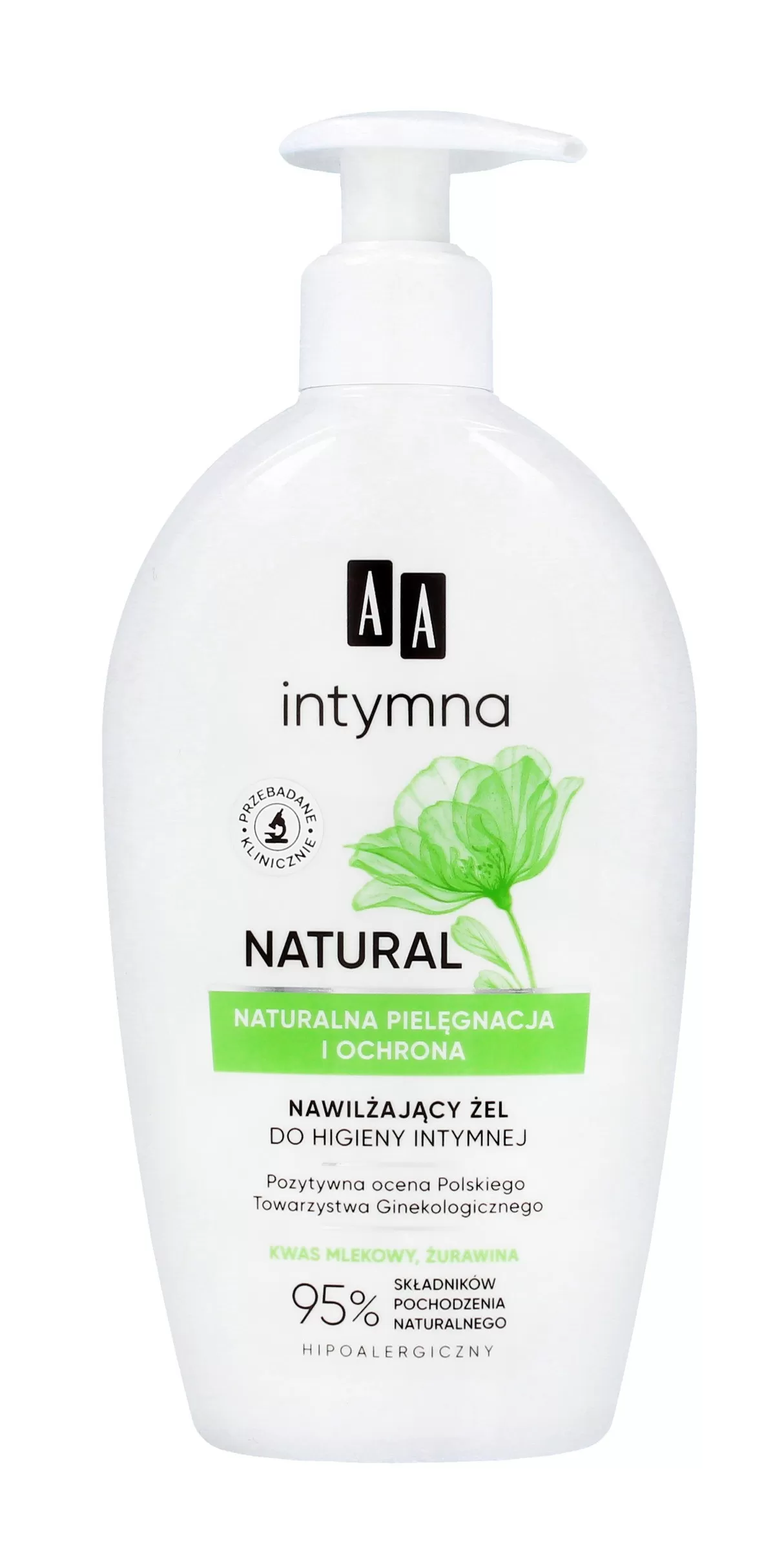 Intymna Natural Nawilżający Żel do Higieny Intymnej