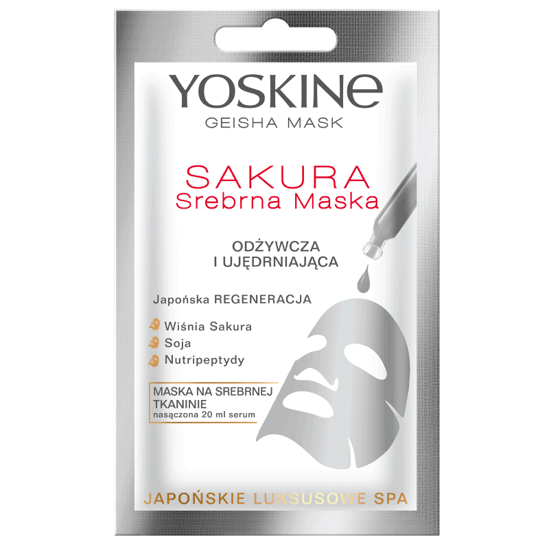 Geisha Mask Srebrna Maska Odżywcza Sakura