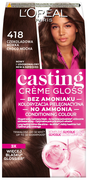Casting Creme Gloss Farba 418 Czekoladowa Mokka