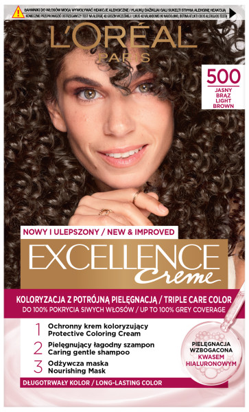 Excellence Cool Creme farba do włosów odcień 5 Jasny brąz