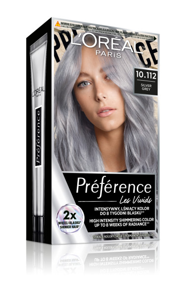 Preference Farba do Włosów Vivid Colors 10.112 Silver Grey Soho