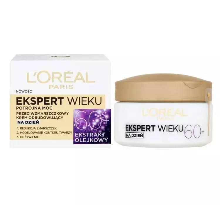 Ekspert Wieku Krem do Twarzy na Noc 60+