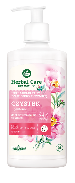 Herbal Care Ultradelikatny żel do higieny intymnej Czystek