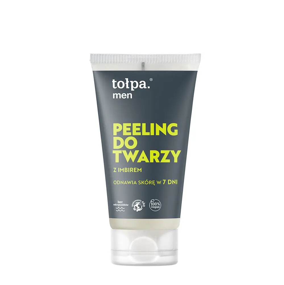 Men Peeling do Twarzy z Imbirem