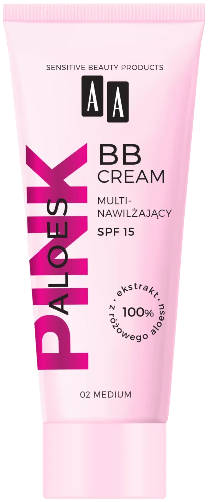 Aloes Pink Multinawilżający Krem BB 02
