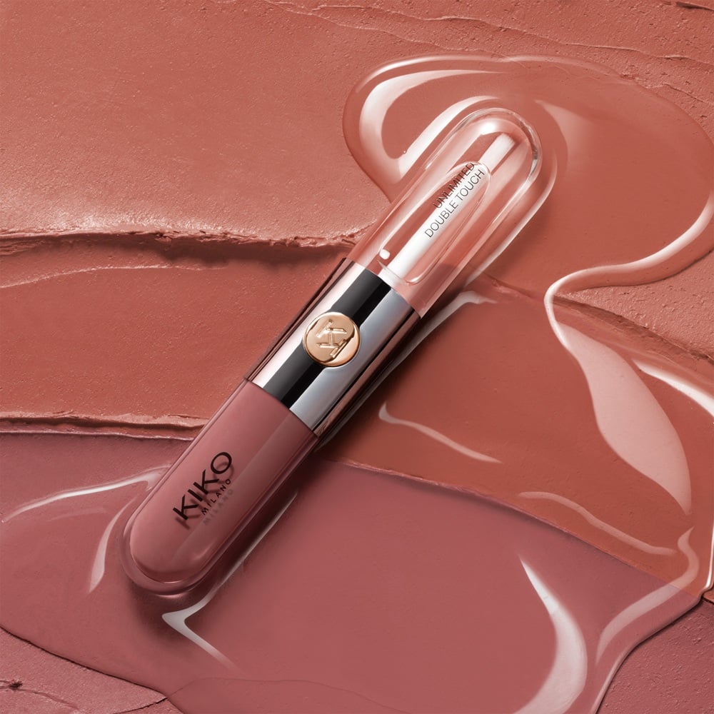 Жидкая помада KIKO Milano Unlimited Double Touch стойкая, двухэтапная, оттенок 120 Rosy Mauve, 6 мл — фото 8