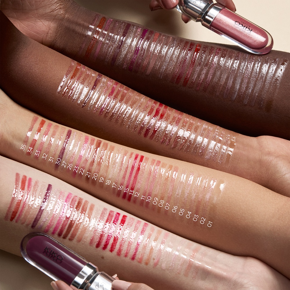 Блеск для губ KIKO Milano 3D Hydra Lipgloss, смягчающий, оттенок 10 Sparkling Strawberry, 6,5 мл — фото 7