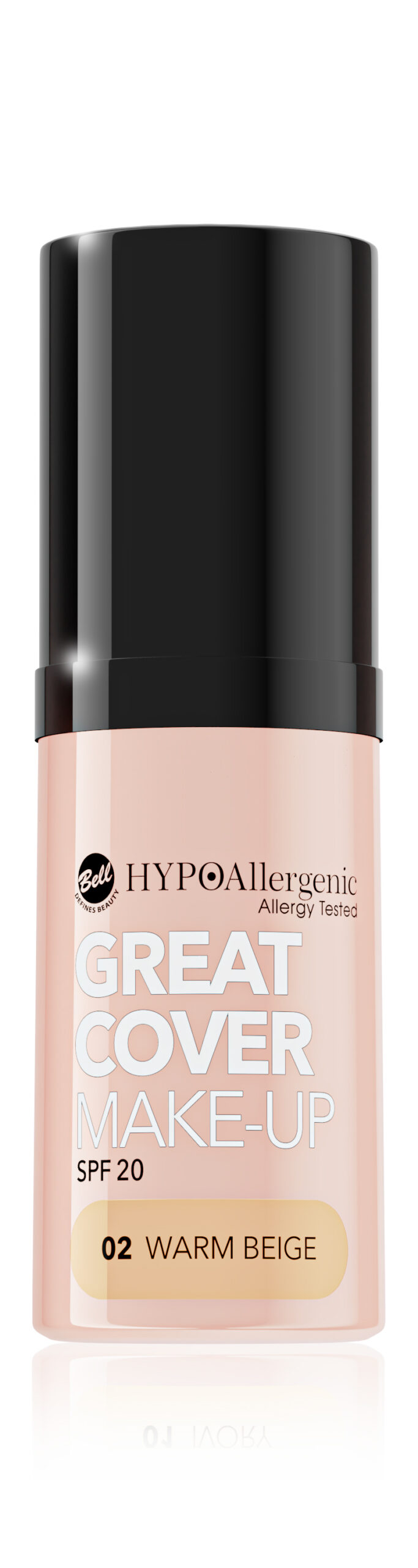 HYPOAllergenic Great Cover SPF20 Kryjący Podkład w Musie 02 Warm Beige