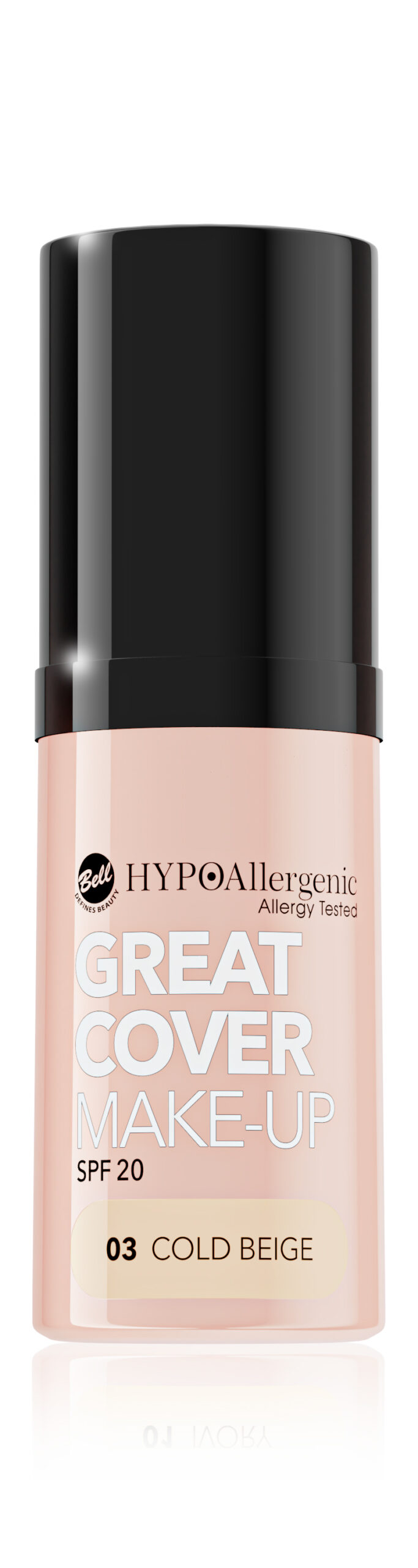 HYPOAllergenic Great Cover SPF20 Kryjący Podkład w Musie 03 Cold Beige