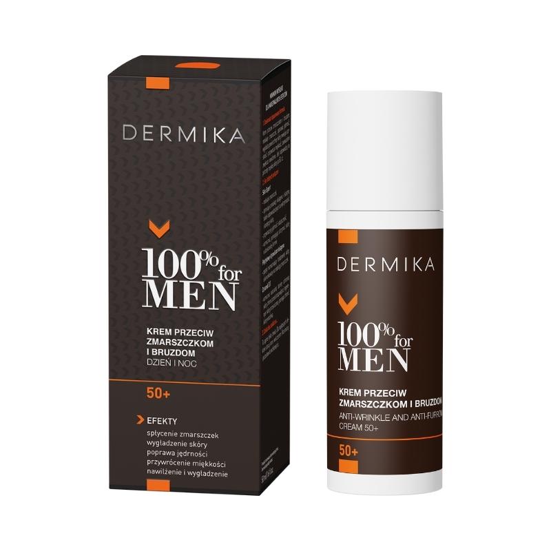 100% for Men Krem przeciw bruzdom 50+