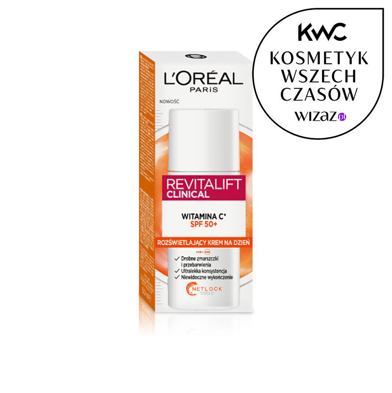Revitalift Clinical Witamina C Rozświetlający Krem na Dzień SPF50+