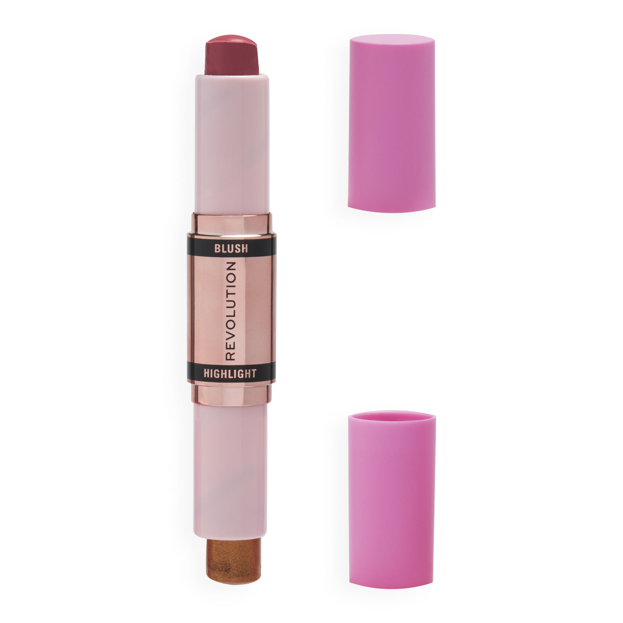Blush & Highlight Stick Róż i Rozświetlacz w Sticku Flushing Pink