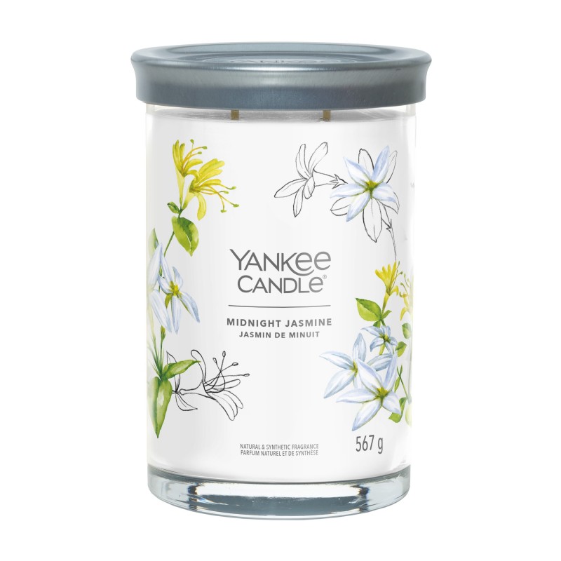 Tumbler Świeca w Dużym Słoiku z Dwoma Knotami Midnight Jasmine