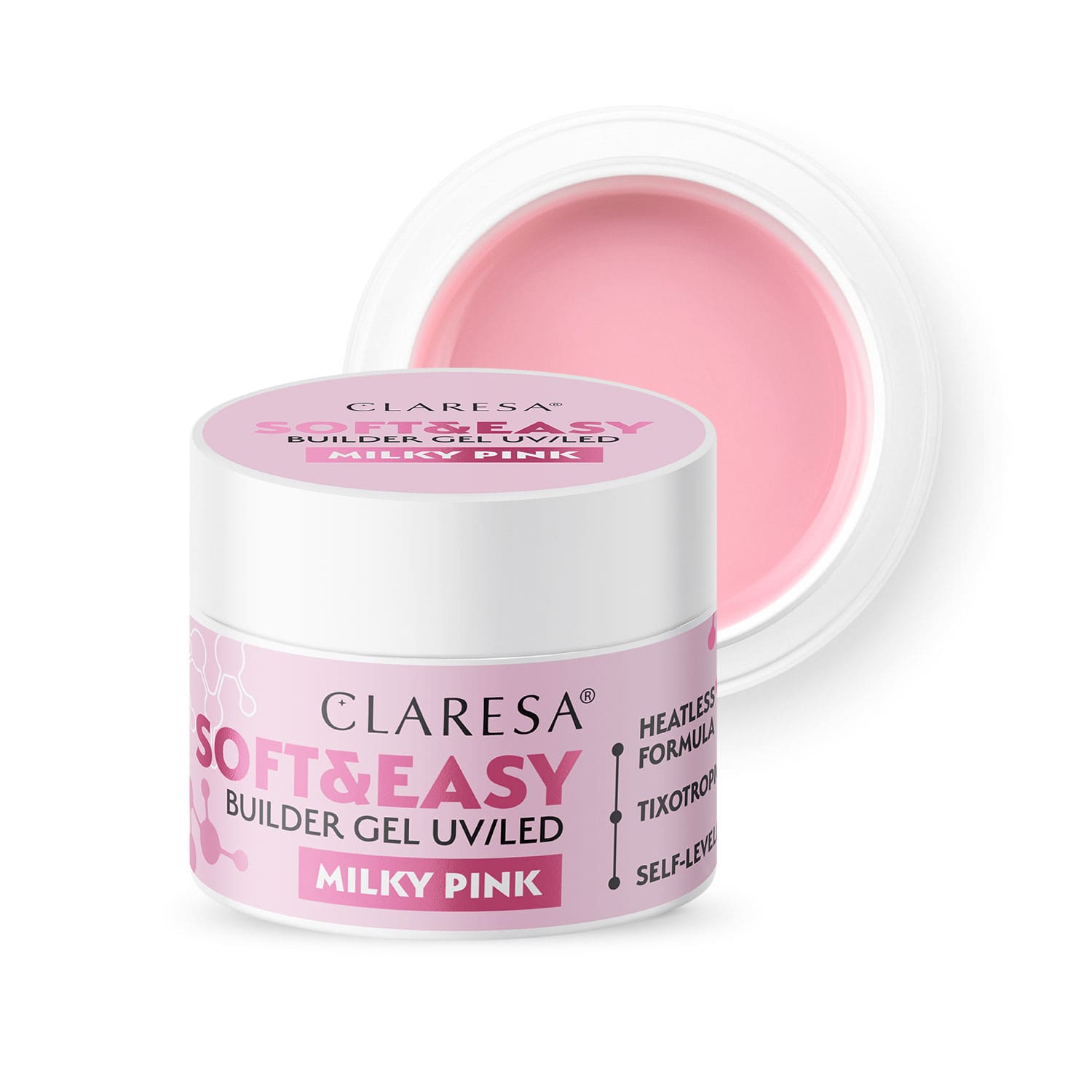 Soft&Easy Builder Gel żel budujący Milky Pink