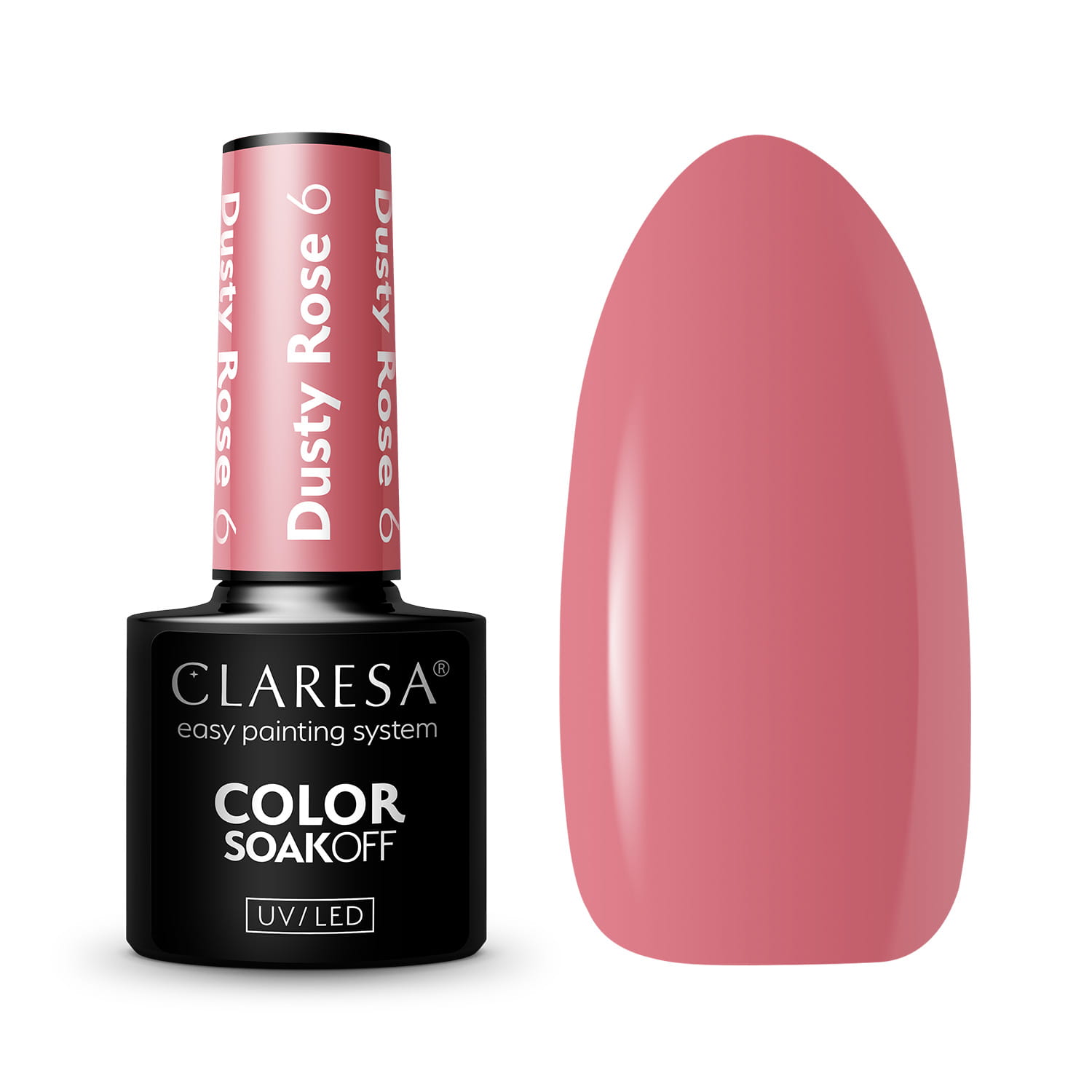 Lakier Hybrydowy Dusty Rose 6