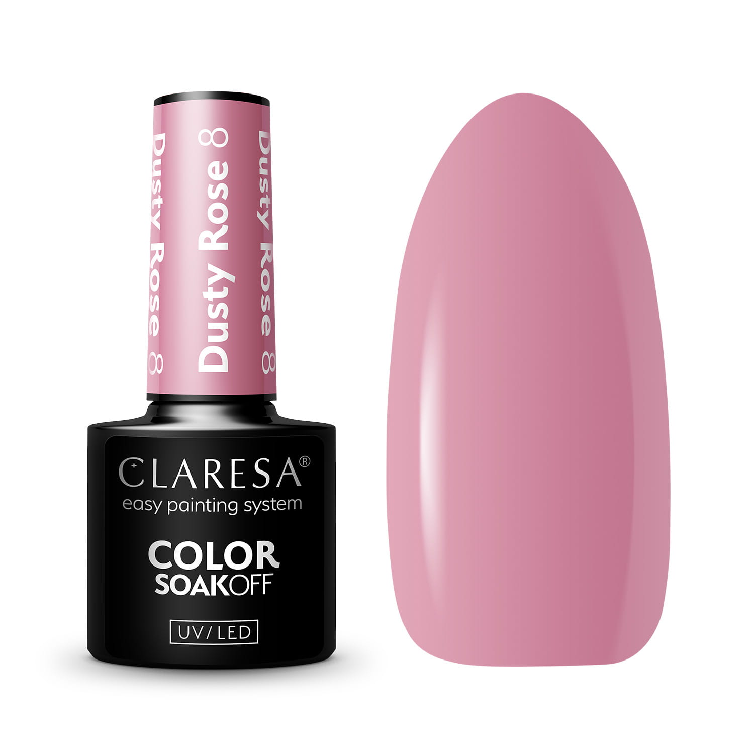 Lakier Hybrydowy Dusty Rose 8