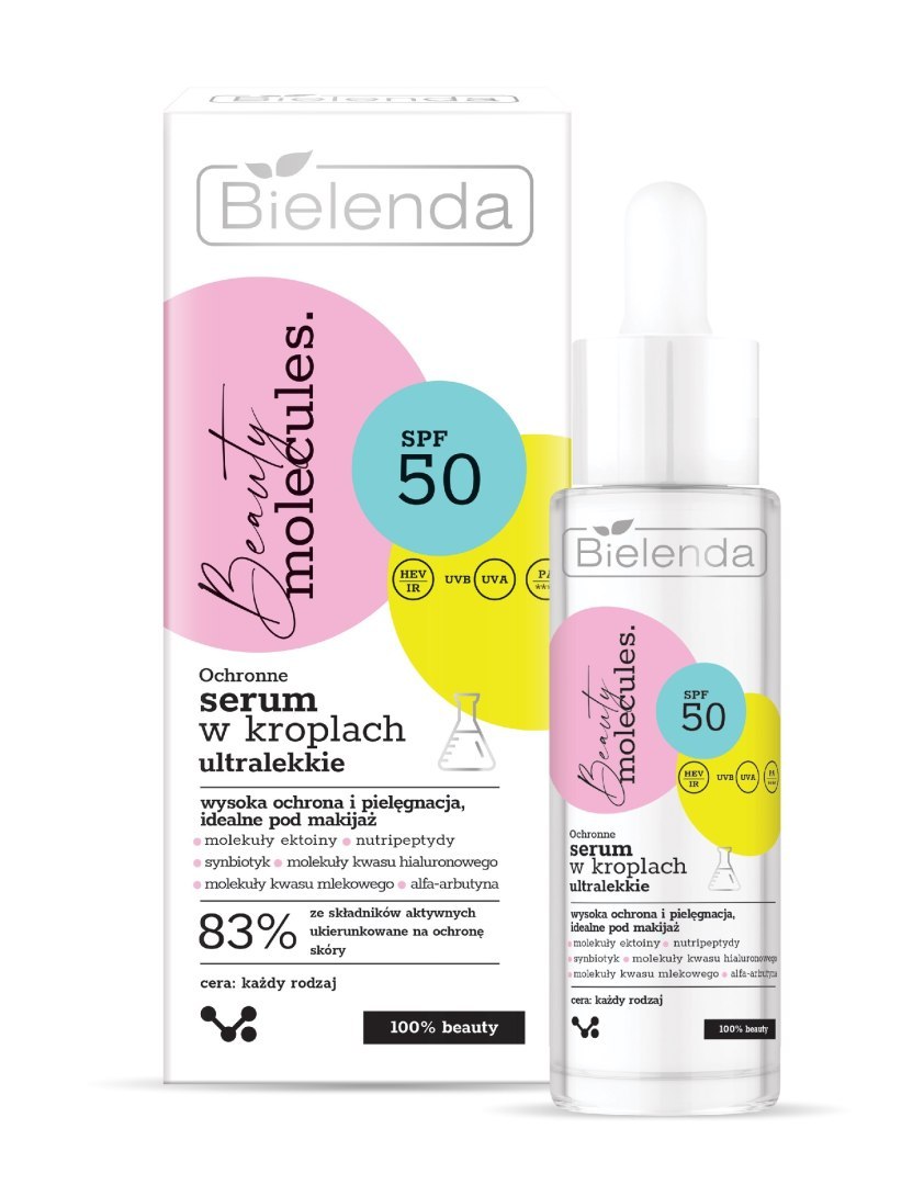 Beauty Molecules Molekularne Serum w Kroplach SPF50+