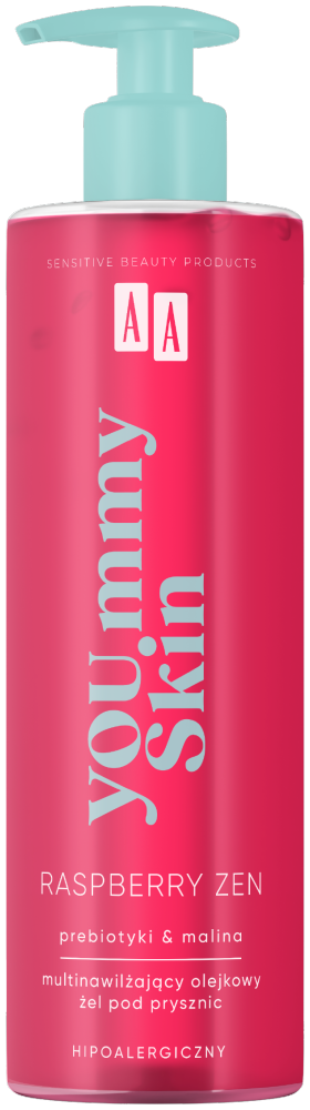 YOU.mmy Skin Olejkowy Żel pod Prysznic Raspberry Zen