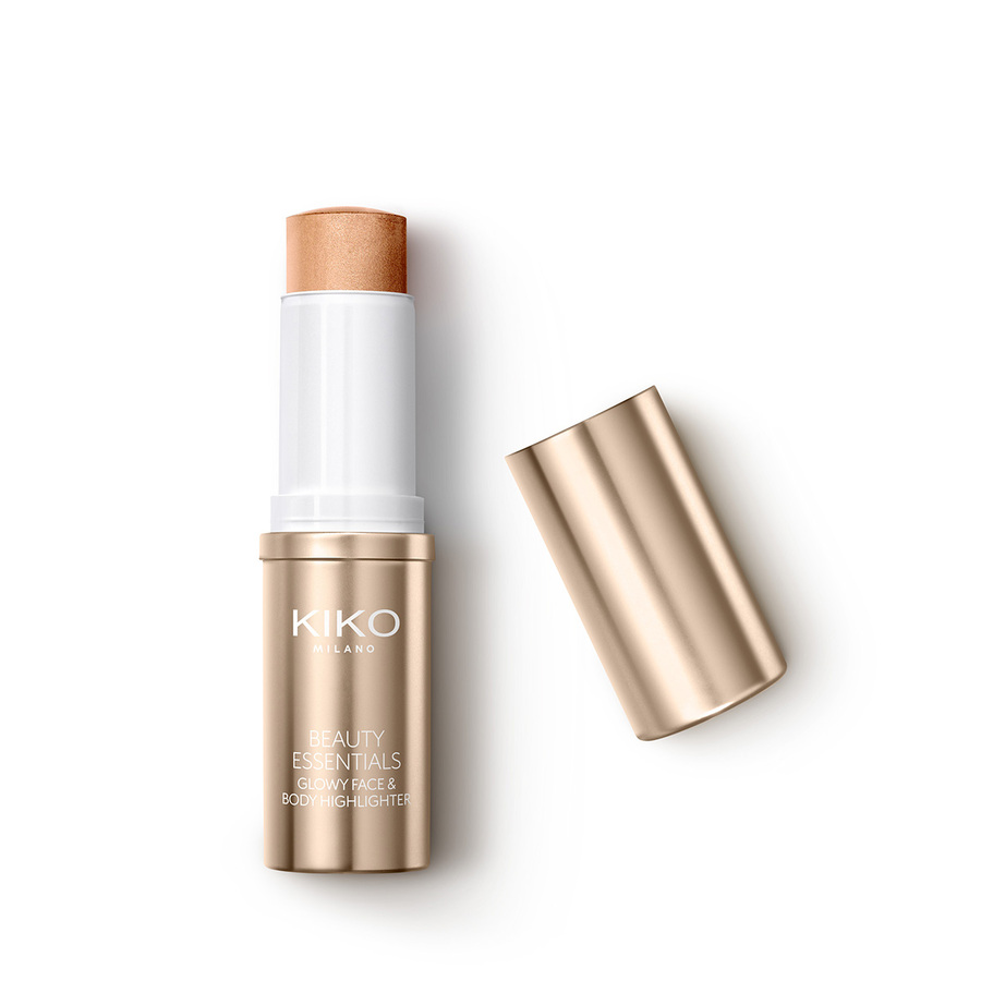 Beauty Essentials Glowy Face & Body Highlighter rozświetlający sztyft do twarzy i ciała o metalicznym wykończeniu 03 Bliding Vibes
