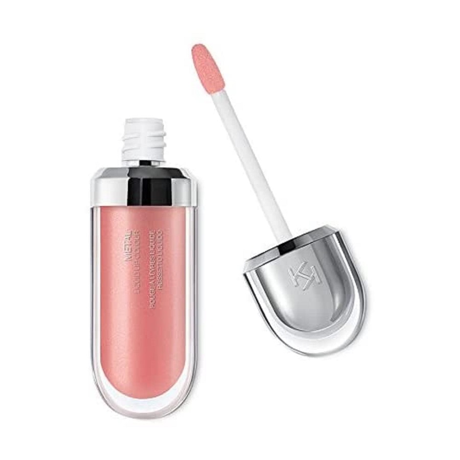 Metal Liquid Lip Colour mocno kryjąca metaliczna pomadka w płynie 01 Rosy Nude