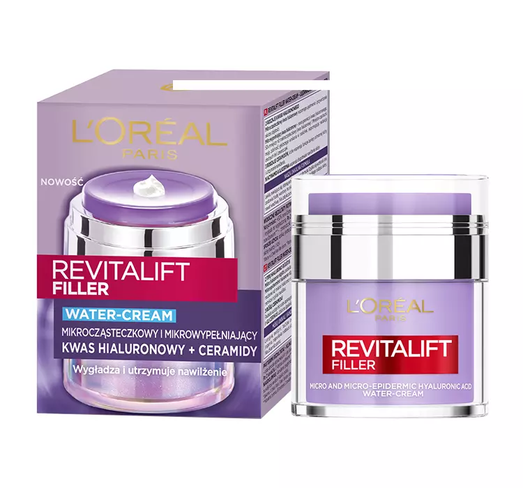 Revitalift Filler Water-Cream Krem Ujędrniający