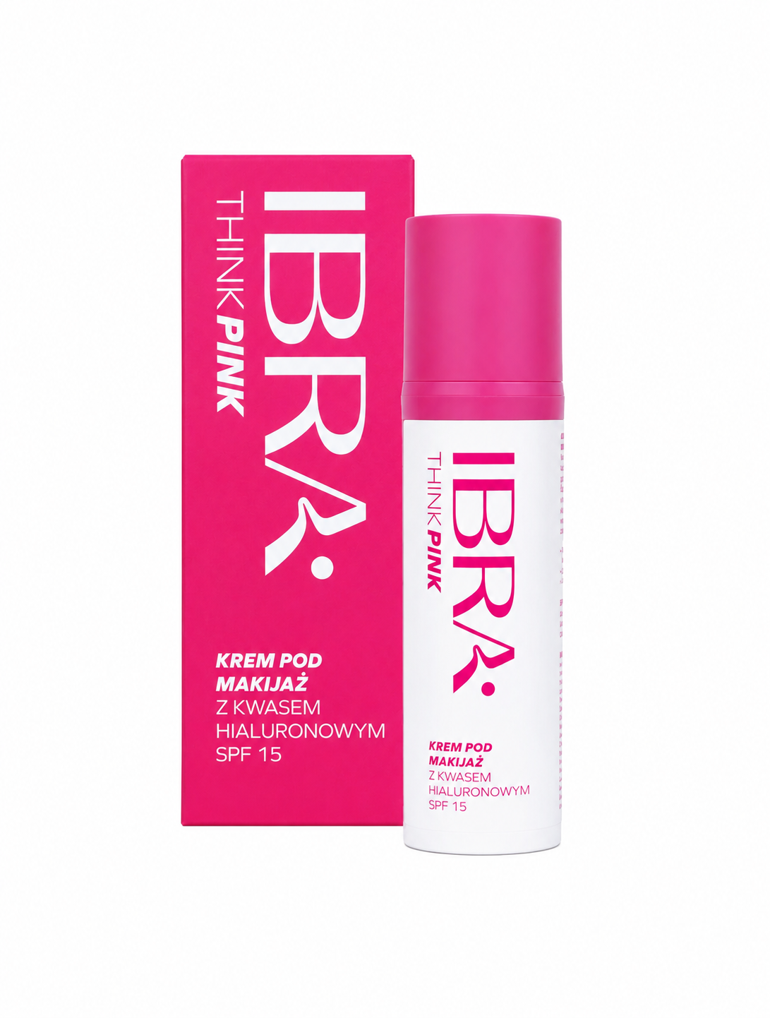 Think Pink Krem pod Makijaż z Kwasem Hialuronowym SPF15