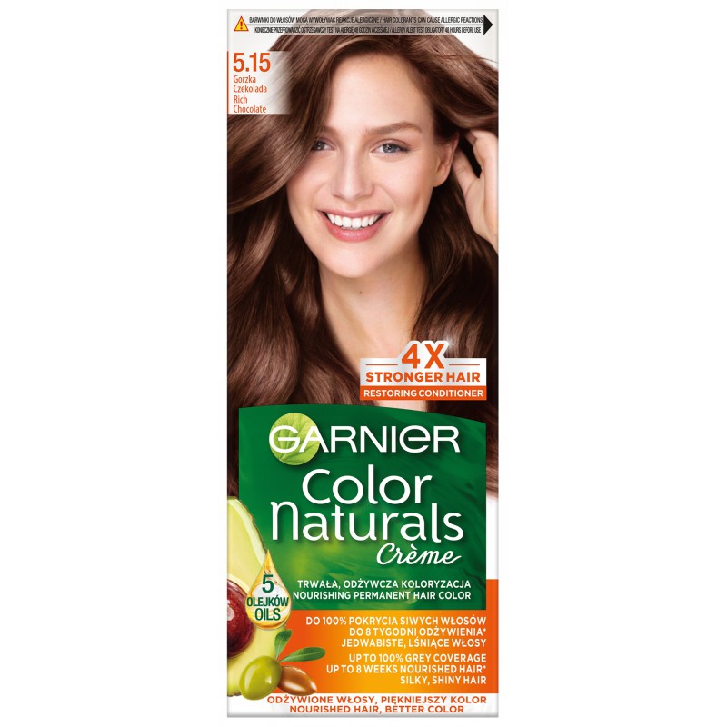 Color Naturals odżywcza farba do włosów 5.15 Gorzka Czekolada