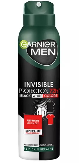 Men Antyperspirant Invisible 72h
