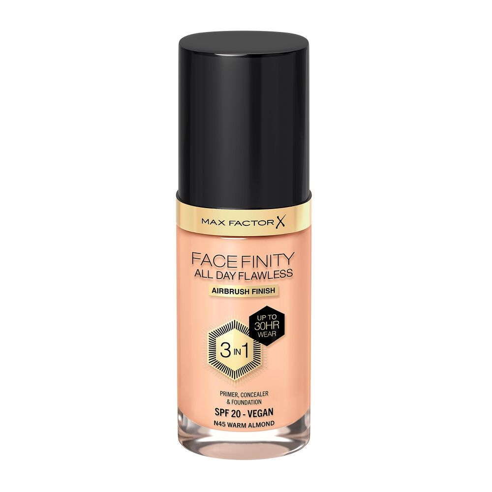 Face Finity All Day SPF20 Podkład N45 Warm Almond