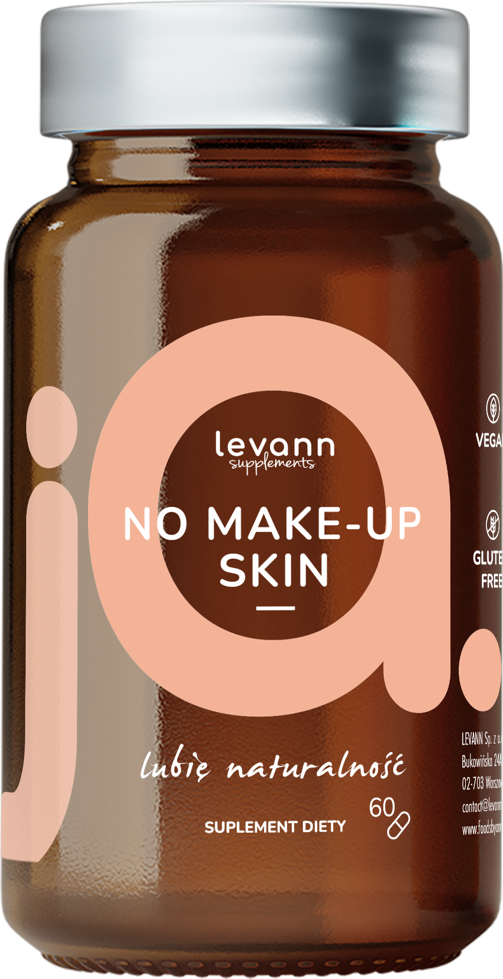 Levann No Make-Up Skin Suplement Diety 60 KapsułEk
