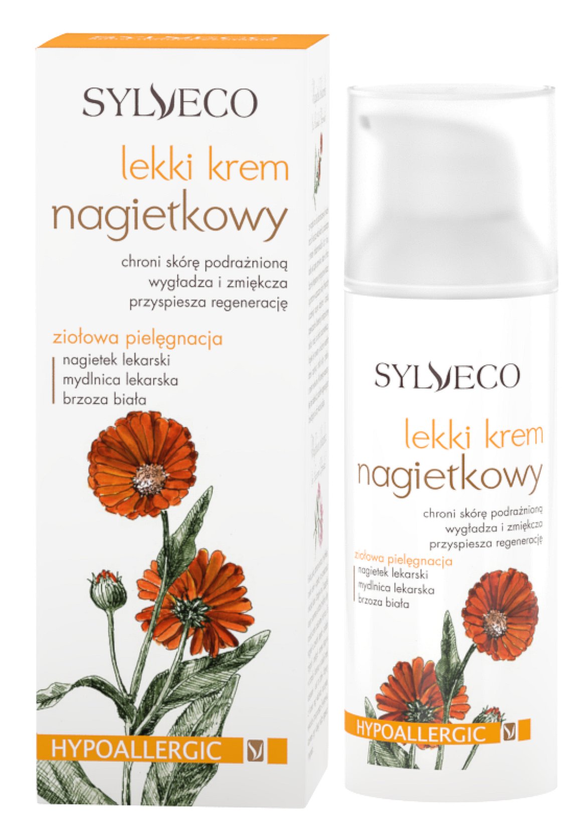 Lekki krem nagietkowy