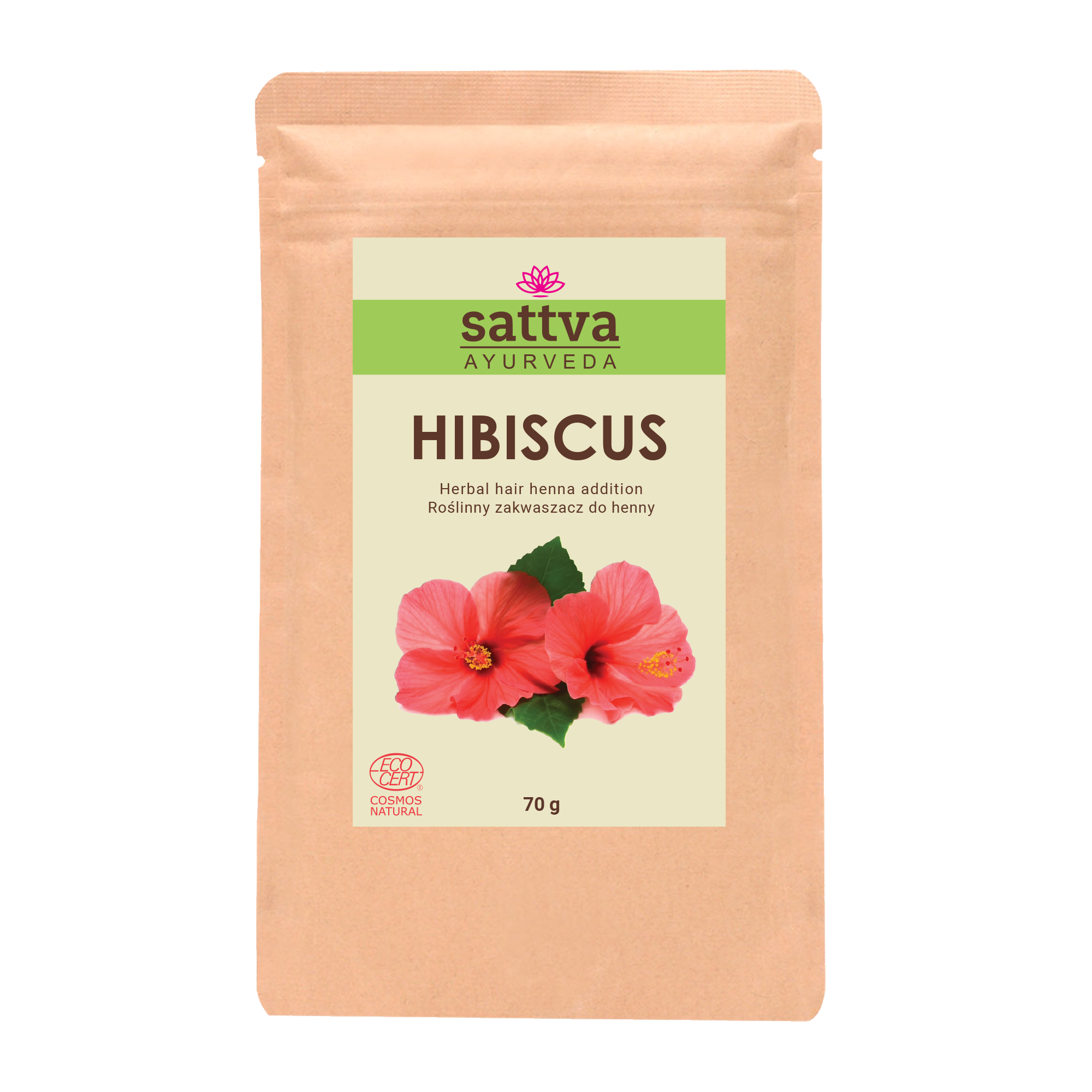 Hibiscus Roślinny Odżywka Zakwaszacz do Henny