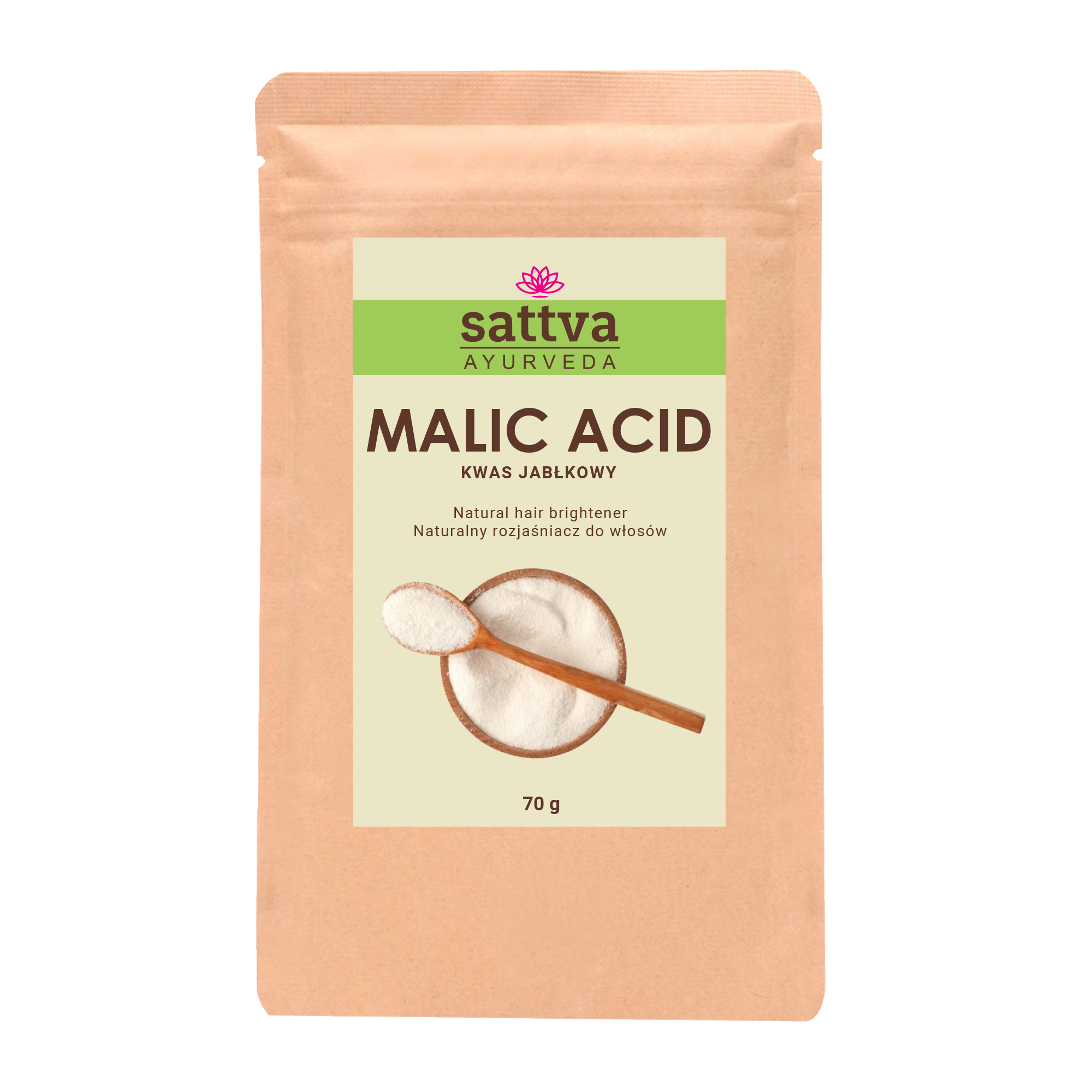Malic Acid Kwas Jabłkowy Naturalny Rozjaśniacz do Włosów