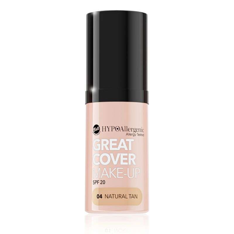 HYPOAllergenic Great Cover SPF20 Kryjący Podkład w Musie 04 Natural Tan