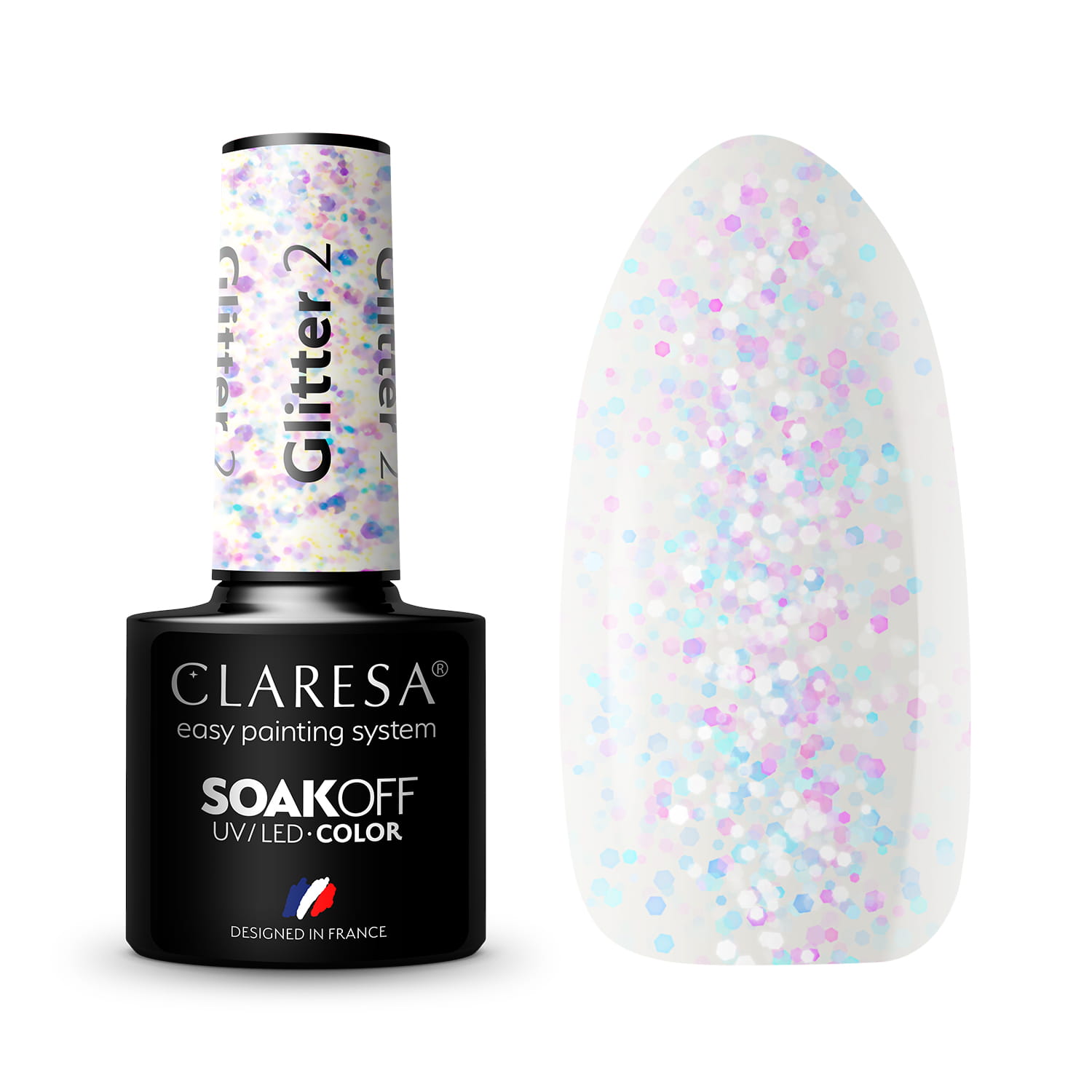 Lakier Hybrydowy Glitter 2