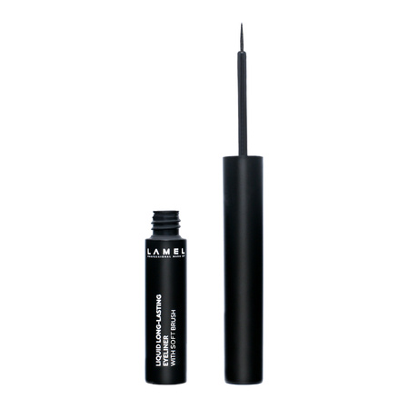 Liquid Long-Lasting Eyeliner z Twardym Aplikatorem 401 Carbon Black