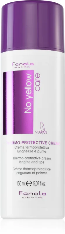 No Yellow Thermo-Protective Cream termoochronny krem wegański włosy blond