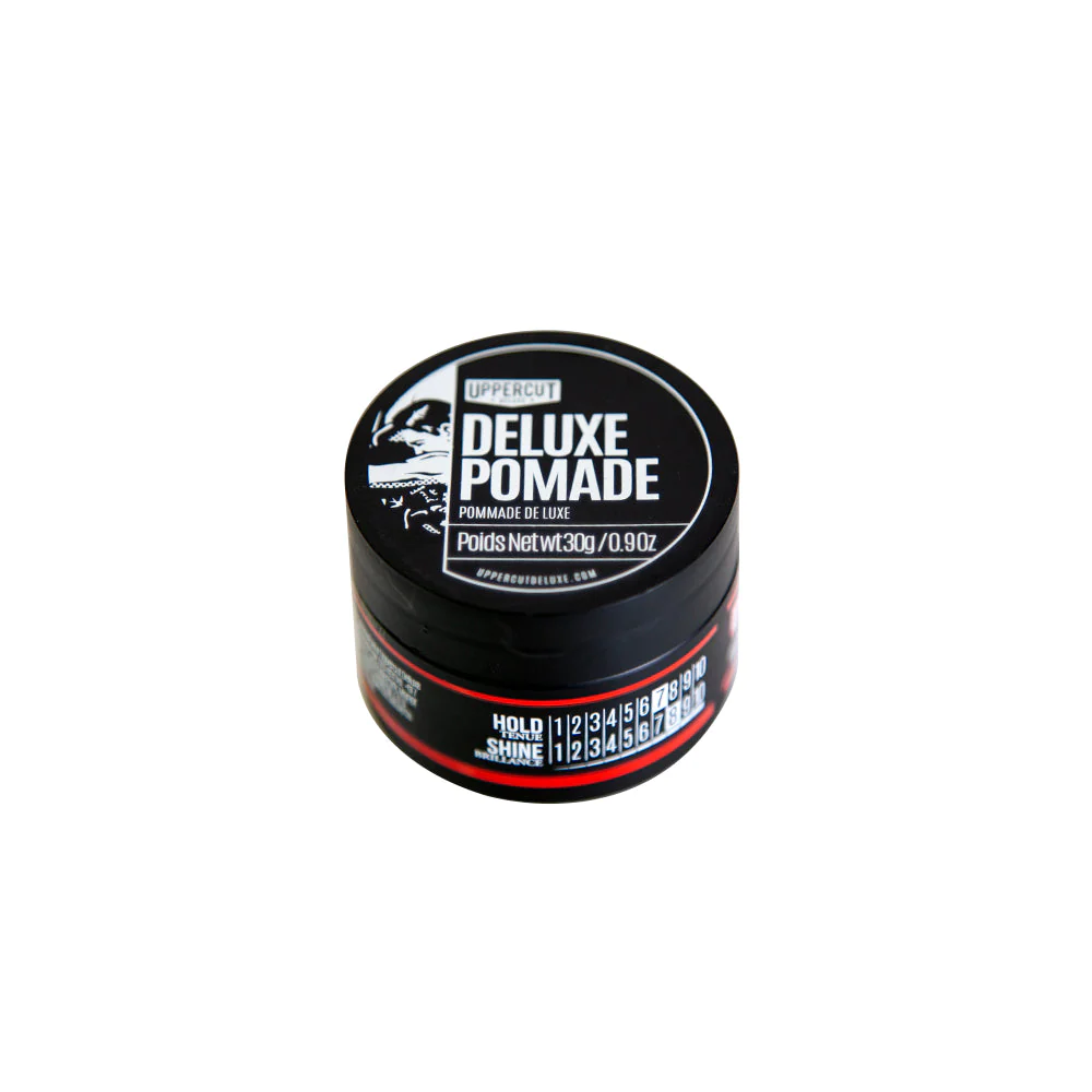 Помада для волос Uppercut Deluxe Midi Deluxe Pomade на водной основе, сильной фиксации, с блеском, 30 г — фото 2